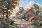 Thomas Kinkade Summer's Heritage painting